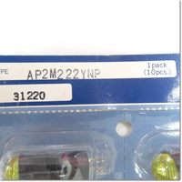 Japan (A)Unused,AP2M222YNP φ12　LED式小形表示灯 DC24V 10個入り ,Indicator <Lamp>,IDEC