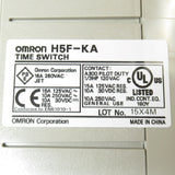 【バッテリ残量不明】 H5F-KA  デジタル・デイリータイムスイッチ AC100-240V ,Time Switch,OMRON