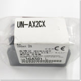 Japan (A)Unused,UN-AX2CX  電磁開閉器用 補助接点ユニット 2a ,Electromagnetic Contactor / Switch Other,MITSUBISHI