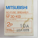 Japan (A)Unused,NF30-KB,2P 10A MCCB 2-Pole,MITSUBISHI 