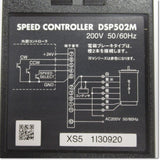Japan (A)Unused,MSD206-002D Japanese Japanese Japanese brand 60mm 6W 単相200V ,Speed ​​Control Motor,ORIENTAL MOTOR 