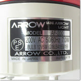 Japan (A)Unused,AF-200R　 φ84 アローライト AC200V 直取付け ,Rotating Lamp/ Indicator,ARROW