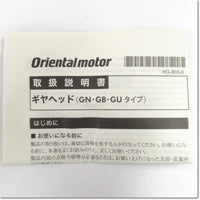 Japan (A)Unused,2GN36K　平行軸ギヤヘッド □60mm 減速比36 ,Reduction Gear (GearHead),ORIENTAL MOTOR