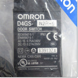 Japan (A)Unused,D4GS-N2R-5　スリムタイプセーフティ・ドアスイッチ ,Safety (Door / Limit) Switch,OMRON