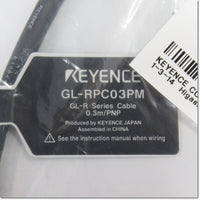 Japan (A)Unused,GL-RPC03PM　セーフティーライトカーテン 本体接続ケーブル　延長用 0.3m PNP ,Safety Light Curtain,KEYENCE