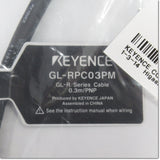 Japan (A)Unused,GL-RPC03PM　セーフティーライトカーテン 本体接続ケーブル　延長用 0.3m PNP ,Safety Light Curtain,KEYENCE