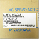 Japan (A)Unused,SGMPS-02ACA61　サーボモータ 0.2kW ストレート キー付 ,Σ-Ⅲ,Yaskawa