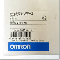 Japan (A)Unused,H5S-WFA2　デジタル・タイムスイッチ AC100-240V 週間制御 ,Time Switch,OMRON