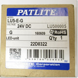 Japan (A)Unused,LU5-E-G  φ50 ワンタッチ組立てLED積層信号灯 LEDユニット ,PATLITE Other,PATLITE