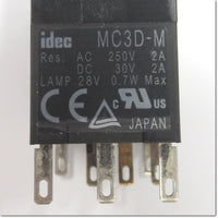 Japan (A)Unused,MC3D-M10FB  小形コントロールユニット 長角横列・フランジ形 ,Indicator <Lamp>,IDEC