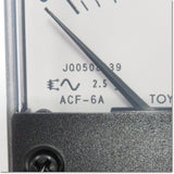 Japan (A)Unused,ACF-6A 20A 0-20A  交流電流計 赤針付　ダイレクト計器 ,Ammeter,Other