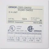 Japan (A)Unused,C500-DA002 Japanese equipment:2点 0～+10V ,Analog Module,OMRON 