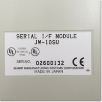 Japan (A)Unused,JW-10SU　シリアルI/Fユニット　2チャンネル RS232C/RS422A ,PLC Related,SHARP
