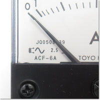 Japan (A)Unused,ACF-6A 5A 0-5A  交流電流計 赤針付　ダイレクト計器 ,Instrumentation And Protection Relay,Other