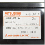 Japan (A)Unused,BH-K 1P 20A　ノーヒューズ遮断器 ,MCCB 1-Pole,MITSUBISHI