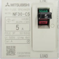 Japan (A)Unused,NF30-CS,3P 5A  ノーヒューズ遮断器 ,MCCB 3 Poles,MITSUBISHI