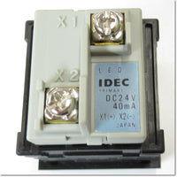 Japan (A)Unused,SLD40-1DH2BA  角形表示灯 LED照光 DC24V ,Indicator <Lamp>,IDEC