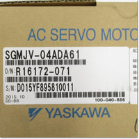 Japan (A)Unused,SGMJV-04ADA61  サーボモータ 0.4kw ストレート・キー溝付き ,Σ-V,Yaskawa