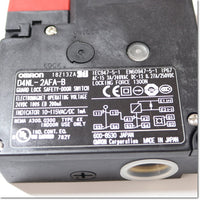 Japan (A)Unused,D4NL-2AFA-B　小形電磁ロック・セーフティドアスイッチ　操作キー[D4DS-K2]付き ,Safety (Door / Limit) Switch,OMRON