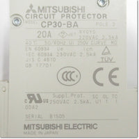 Japan (A)Unused,CP30-BA,2P 1-MD 20A  サーキットプロテクタ イナーシャルディレイ付 ,Circuit Protector 2-Pole,MITSUBISHI