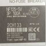 Japan (A)Unused,NF125-SV,3P 100A MCCB 3 Poles,MITSUBISHI 