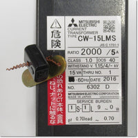Japan (A)Unused,M8P-K30VR 3P3W 200V 5A 60Hz  電子式表面形電力量計 + 変流器[CW-15LMS 2000/5A]付き ,Electricity Meter,MITSUBISHI