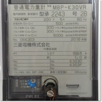 Japan (A)Unused,M8P-K30VR 3P3W 200V 5A 60Hz  電子式表面形電力量計 + 変流器[CW-15LMS 1500/5A]付き ,Electricity Meter,MITSUBISHI