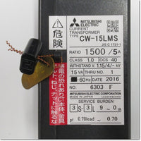 Japan (A)Unused,M8P-K30VR 3P3W 200V 5A 60Hz  電子式表面形電力量計 + 変流器[CW-15LMS 1500/5A]付き ,Electricity Meter,MITSUBISHI