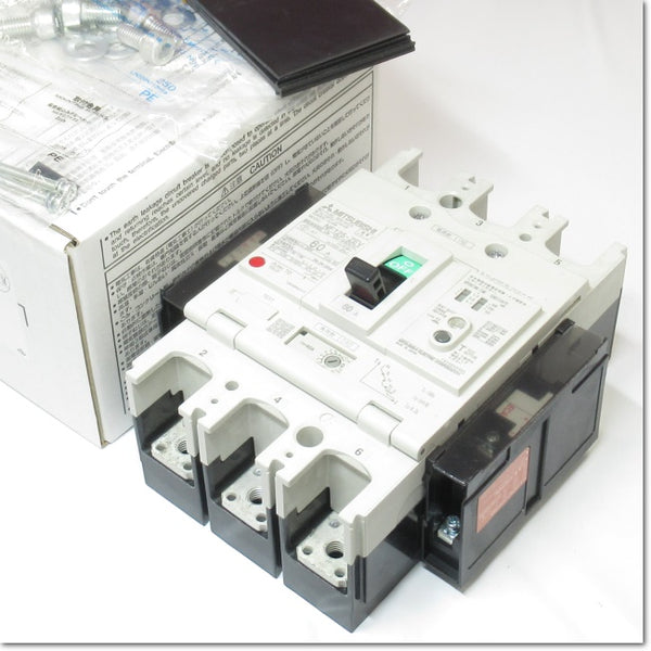 NF125-ZEV,3P 60A 100/200/500mA  AL AX-1LS SLT ECA-SLT  漏電アラーム遮断器 警報・補助 Switch 付き 