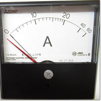 Japan (A)Unused,YS-8NAA 5A 0-20-60A CT 20/5A BR Ammeter,Ammeter,MITSUBISHI 