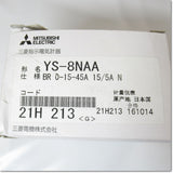 Japan (A)Unused,YS-8NAA 5A 0-15-45A CT 15/5A BR  交流電流計 赤針 3倍延長 ,Ammeter,MITSUBISHI