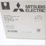Japan (A)Unused,NF125-ZCV,3P 100A 100/200/500mA　ECA-SLT  漏電アラーム遮断器 漏電アラーム出力端子台付き ,MCCB 3 Poles,MITSUBISHI
