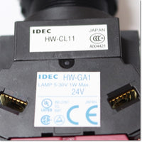 Japan (A)Unused,HW1L-MF211Q4W  φ22 照光押ボタンスイッチ 丸突形フルガード式 1a1b AC/DC24V ,Illuminated Push Button Switch,IDEC