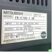 Japan (A)Unused,FR-E720-7.5K インバータ 三相200V ,MITSUBISHI,MITSUBISHI 