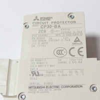 Japan (A)Unused,CP30-BA,2P 1-SD 20A   サーキットプロテクタ　低速形イナーシャルディレイ付き ,Circuit Protector 2-Pole,MITSUBISHI