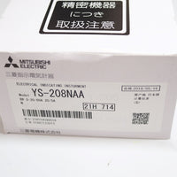 Japan (A)Unused,YS-208NAA 5A 0-20-60A CT 20/5A BR　交流電流計 三倍延長 赤針付き ,Ammeter,MITSUBISHI