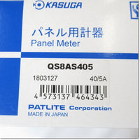 Japan (A)Unused,QS8AS405 5A 0-40-120A 40/5A 交流電流計 三倍延長 ,Ammeter,KASUGA