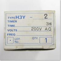 Japan (A)Unused,H3Y-2 AC200V 3h  ソリッドステート・タイマ ,Timer,OMRON