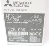 Japan (A)Unused,NF32-SV,2P 20A  ノーヒューズ遮断器 ,MCCB 3 Poles,MITSUBISHI