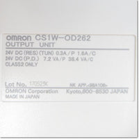 Japan (A)Unused,CS1W-OD262  トランジスタ出力ユニット 出力64点［ソースタイプ］ ,I/O Module,OMRON