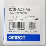 Japan (A)Unused,K2CU-F80A-EGS  ヒータ断線警報器 AC200V ゲート入力端子つきタイプ 動作電流:AC32～80A ,Heater Other Related Products,OMRON