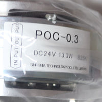 Japan (A)Unused,POC-0.3  自然冷却式クラッチ 軸付形 DC24V ,Brake / Clutch,Other