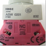 Japan (A)Unused,ASW2K22B  φ22 セレクタスイッチ 鍵操作形 90°2ノッチ 2a2b ,Selector Switch,IDEC