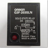 Japan (A)Unused,G3F-203SLN,DC24V  ソリッドステート・リレー ,Solid-State Relay / Contactor,OMRON