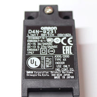 Japan (A)Unused,D4N-9231　小形セーフティ・リミットスイッチ 2NC プランジャ形 M12コネクタ ,Safety (Door / Limit) Switch,OMRON