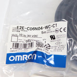 Japan (A)Unused,E2E-C06N04-WC-C1 Japanese equipment NO 5m ,Amplifier Built-in Proximity Sensor,OMRON