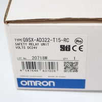 Japan (A)Unused,G9SX-AD322-T15-RC DC24V Japanese safety equipment ,Safety Module / I / O Terminal,OMRON 