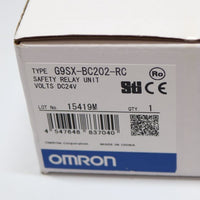 Japan (A)Unused,G9SX-BC202-RC DC24V Japanese safety equipment ,Safety Module / I / O Terminal,OMRON 