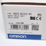 Japan (A)Unused,G9SX-BC202-RC DC24V Japanese safety equipment ,Safety Module / I / O Terminal,OMRON 