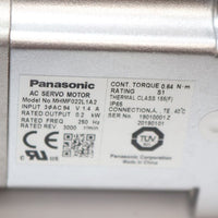 Japan (A)Unused,MHMF022L1A2　MINAS A6ファミリー サーボモータ 200W ,Panasonic,Panasonic